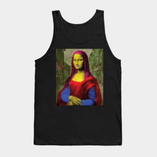 Mona Lisa Street Art Tank Top